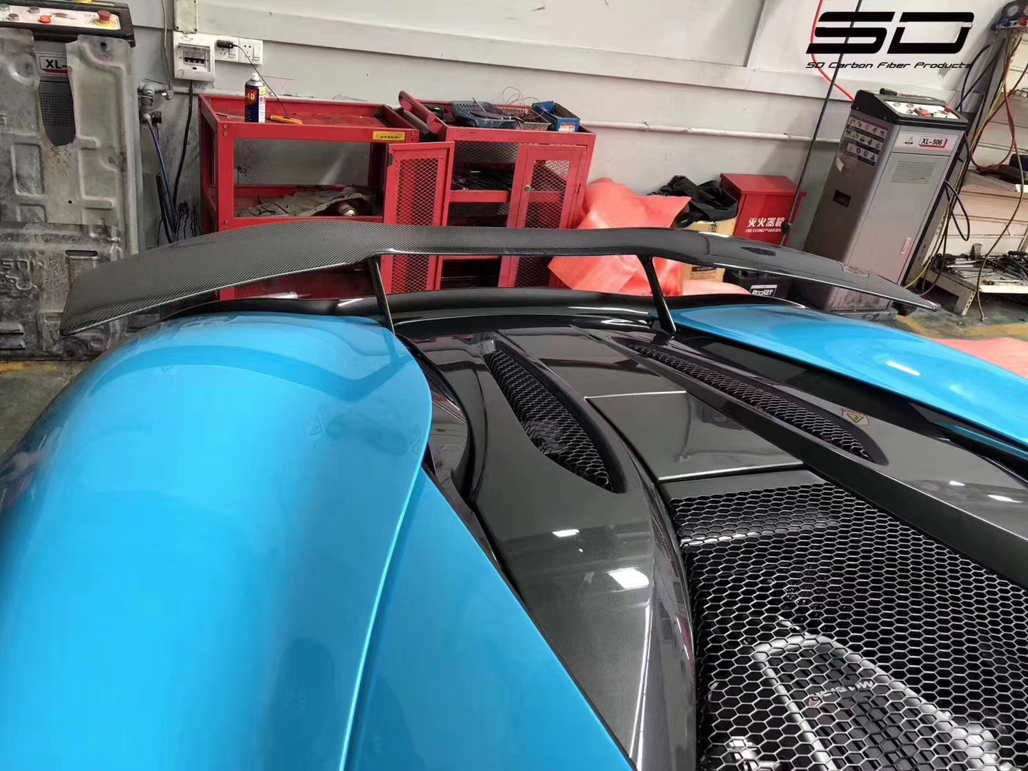 McLaren XR Carbon Fiber High Wing Spoiler | 2015+ 570S 570GT 540C