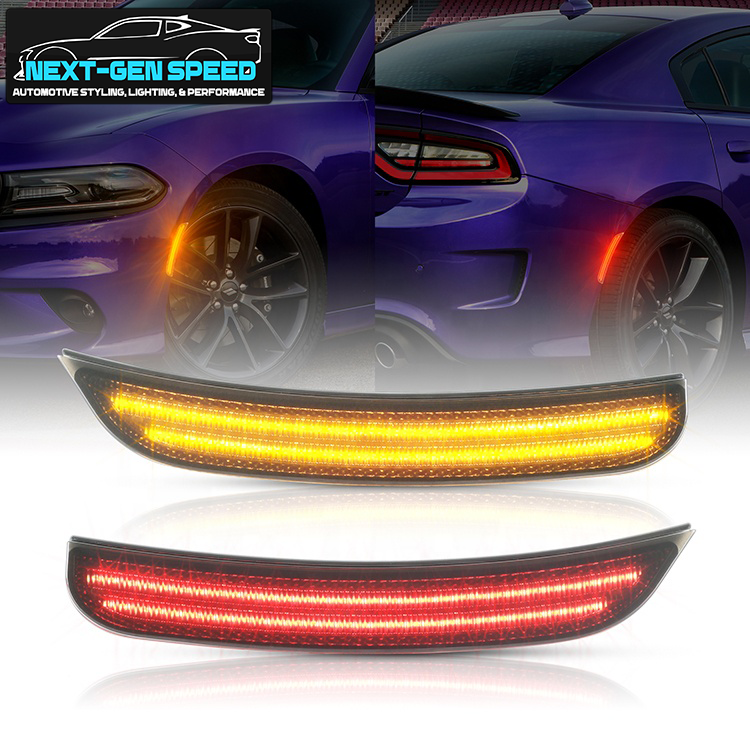 2015 - 24 Charger Smoked Dual LED Side Markers