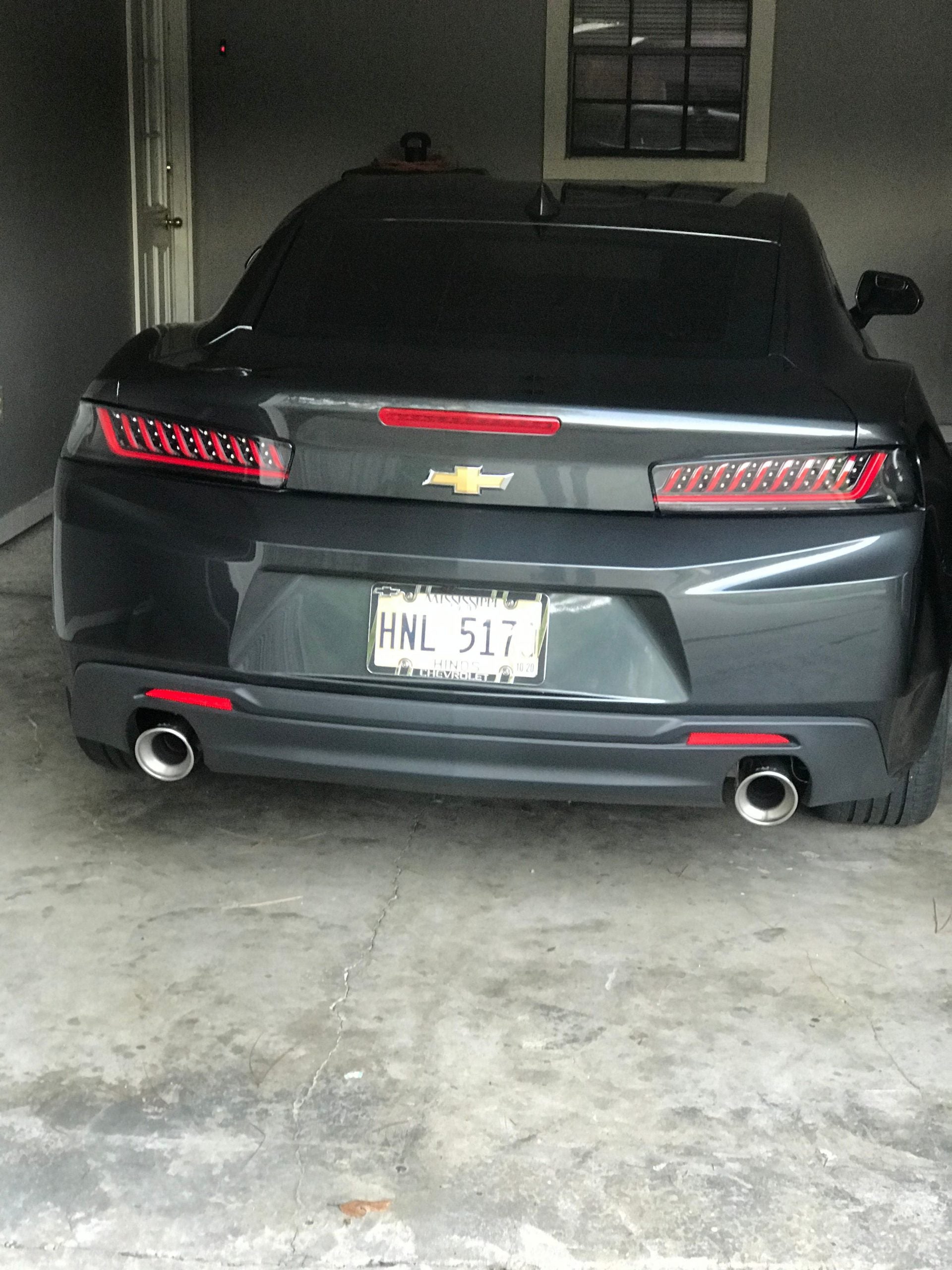 2016 - 18 Camaro Spec-D Smoked Sequential Tail Lights