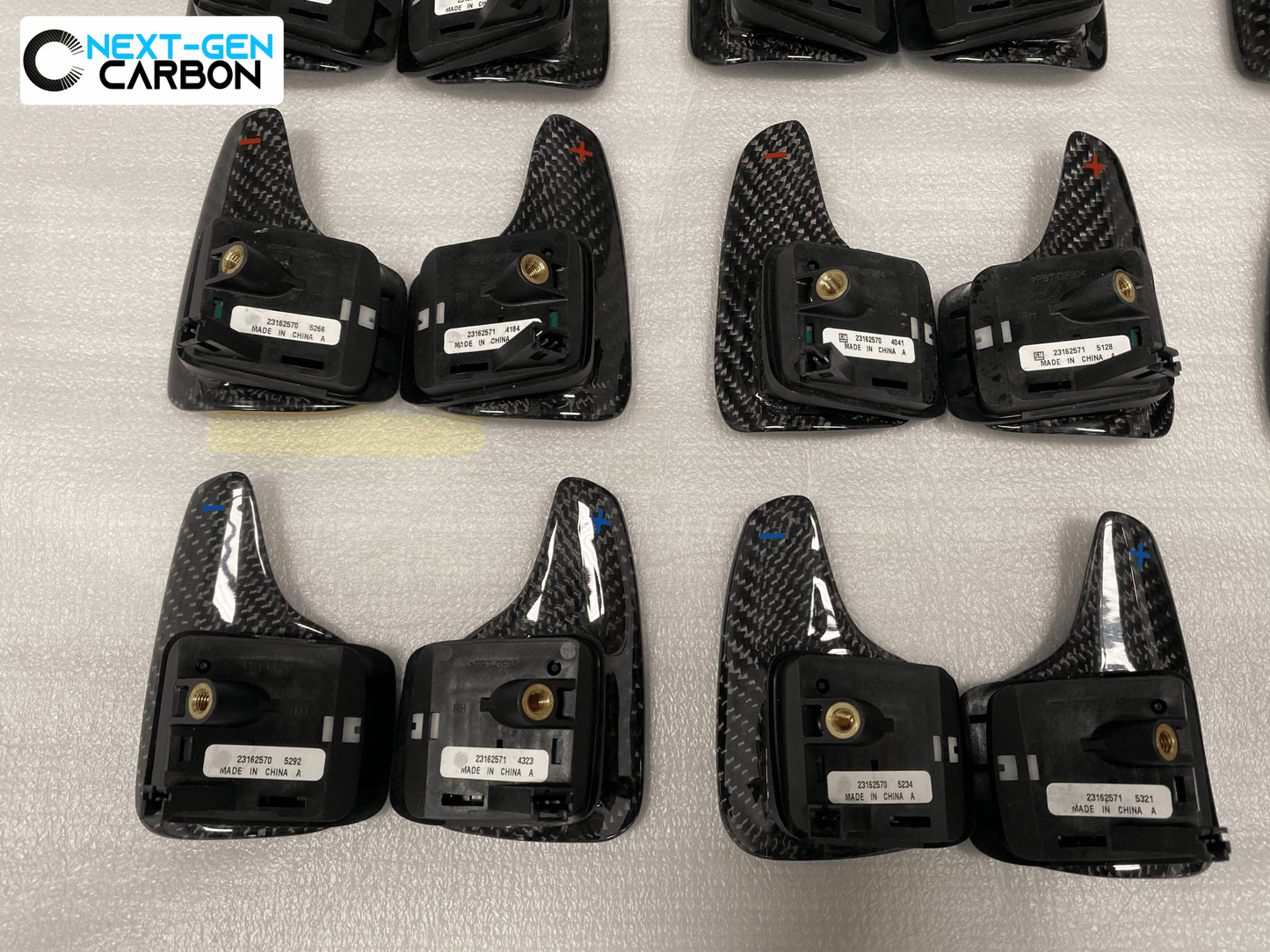 2016-24 Camaro / 2014-19 C7 Corvette Carbon Fiber Paddle Shifter Replacements