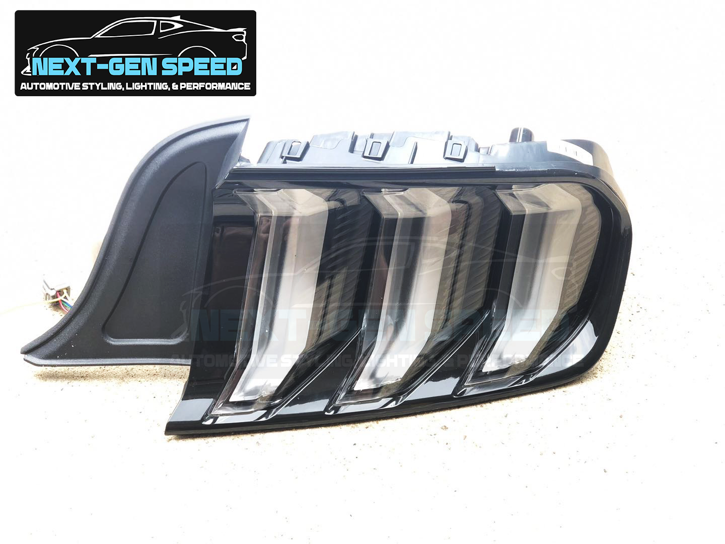 2015 - 23 Mustang Clear Euro LED Sequential Tail Lights