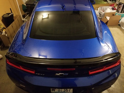 2016 - 24 Camaro 1LE Blade Spoiler - Gloss/Matte Black (Covers Holes)