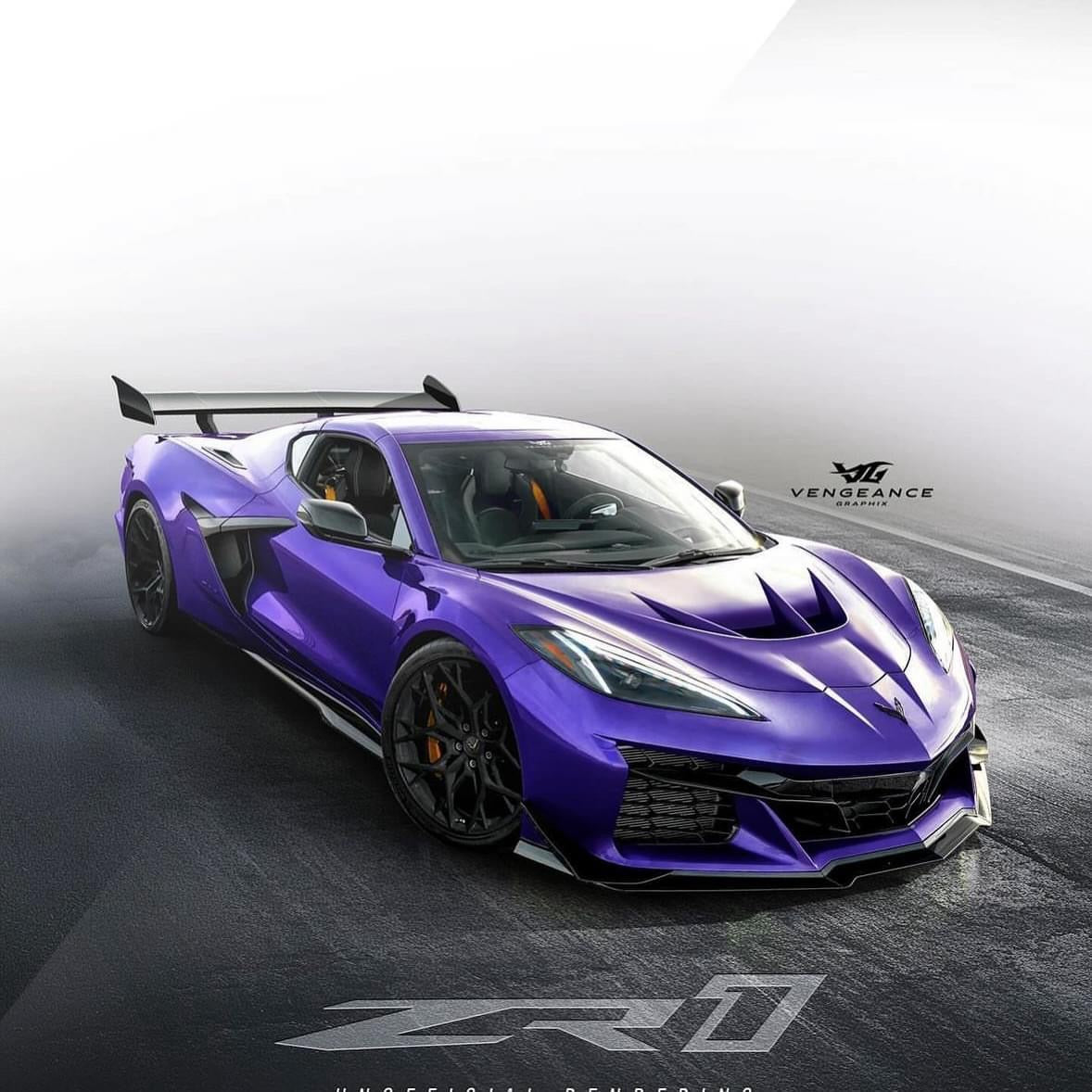 C8 Corvette ZR1 Style Hood