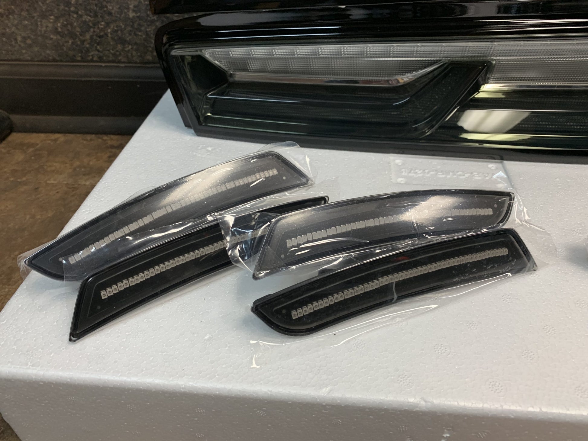 2016 - 18 Camaro Smoked Exterior LED Lighting Kit 1 (Tail Lights, Side Markers, &amp; Reflectors)