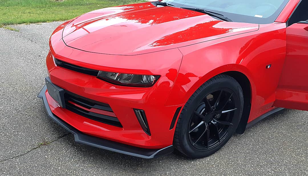 2016 - 24 Camaro 1LE Facelift Gloss Black Front Splitter