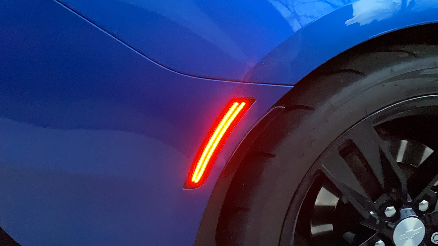 2016 - 24 Camaro Smoked Dual LED Side Markers