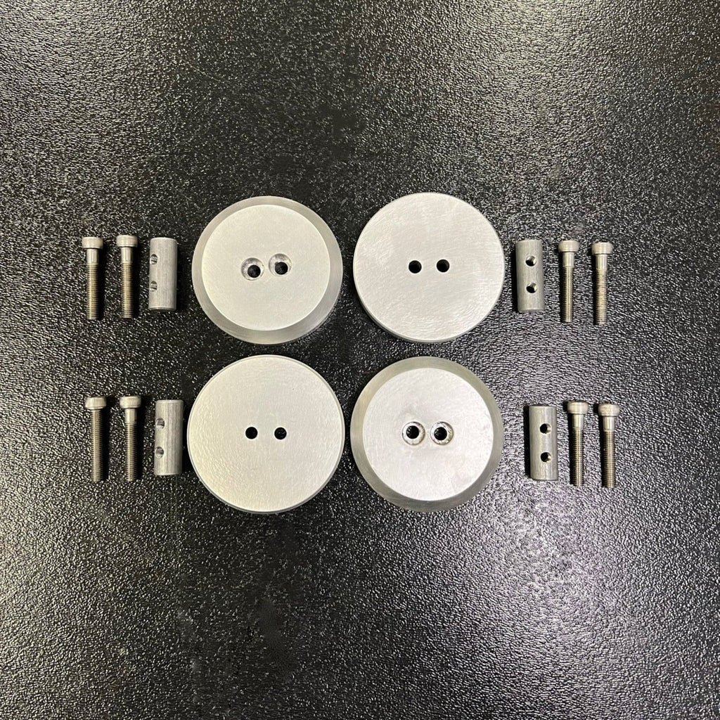 1997+ Corvette Stealth Anodized Lift Pads - ZL1Addons