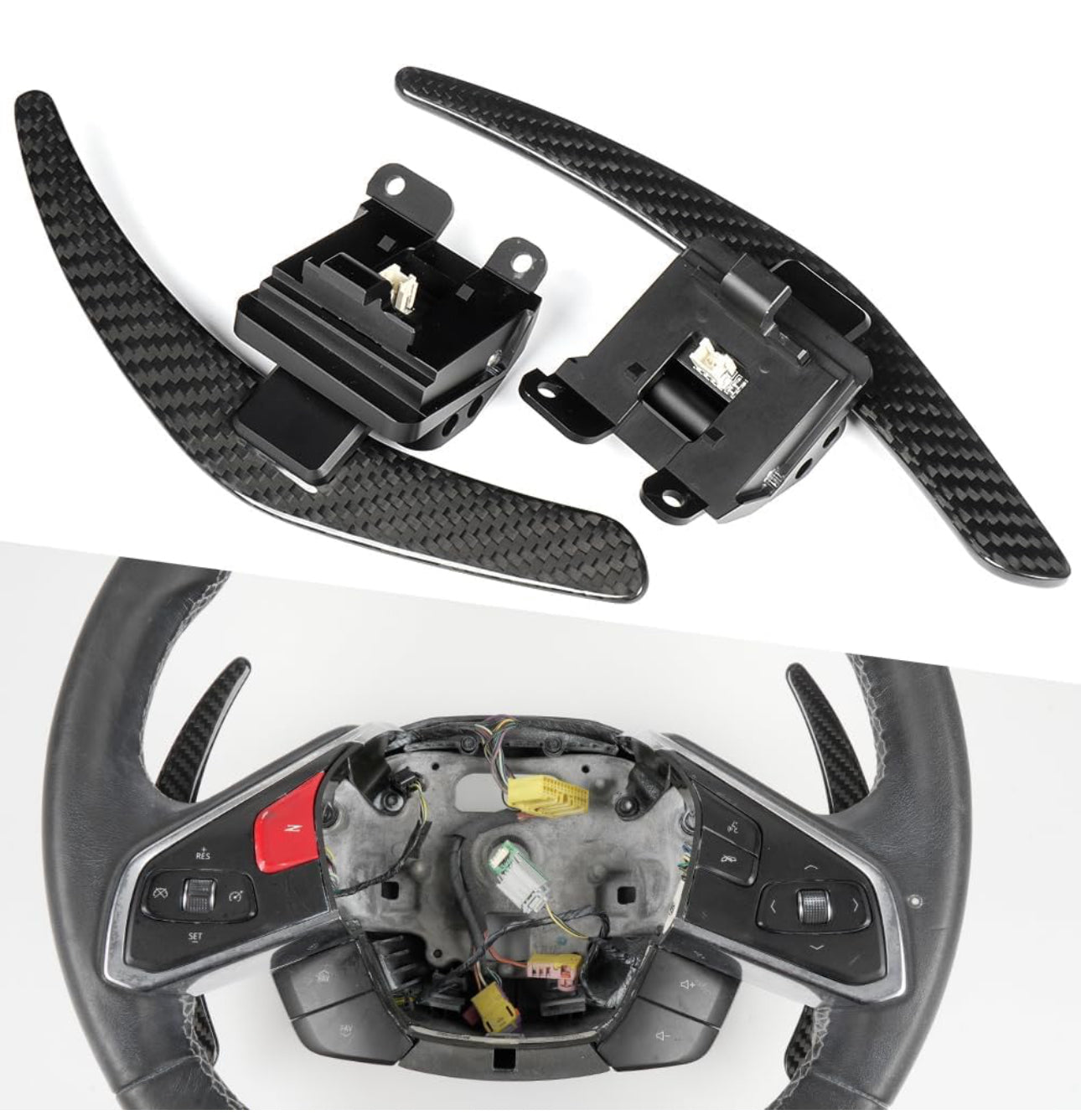 C8 Corvette Magnetic Carbon Fiber Paddle Shifter Replacements