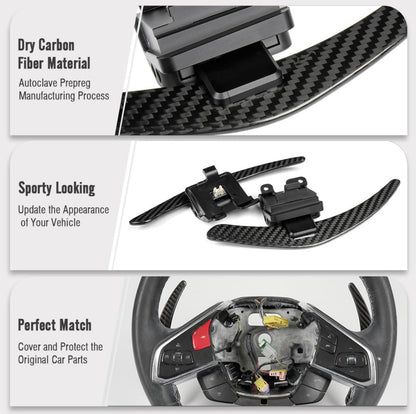 C8 Corvette Magnetic Carbon Fiber Paddle Shifter Replacements