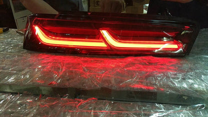 2016 - 18 Camaro Smoked Sequential Tail Lights - Red Signal