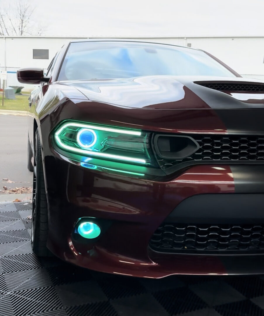2015 - 24 Charger Fog Light Flowseries Halo Kit