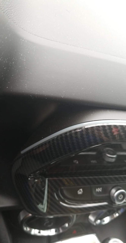 2016 - 24 Camaro Radio Screen Trim Cover | Carbon Fiber / Colored