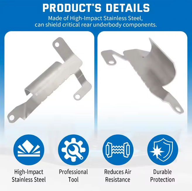 C8 Corvette Underbody Airflow Rear Bumper Deflector Shield