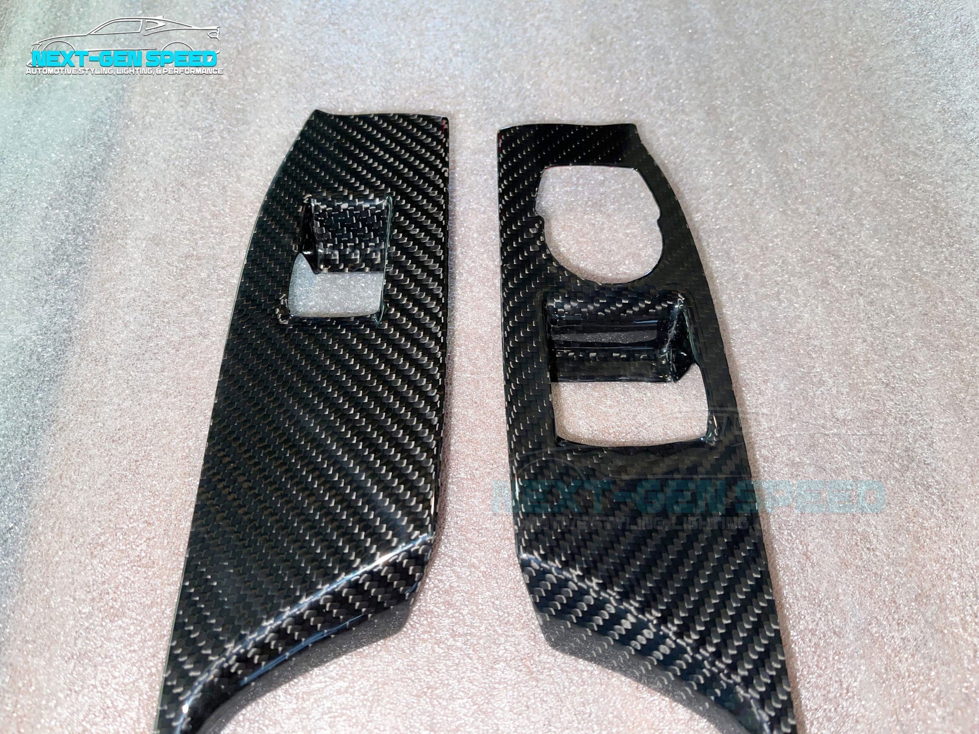 2016 - 24 Camaro Carbon Fiber Window Switch Covers | Black / Red / Blue