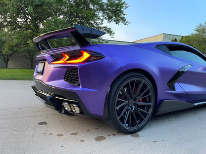 C8 Corvette Carbon Fiber High Wing Spoiler