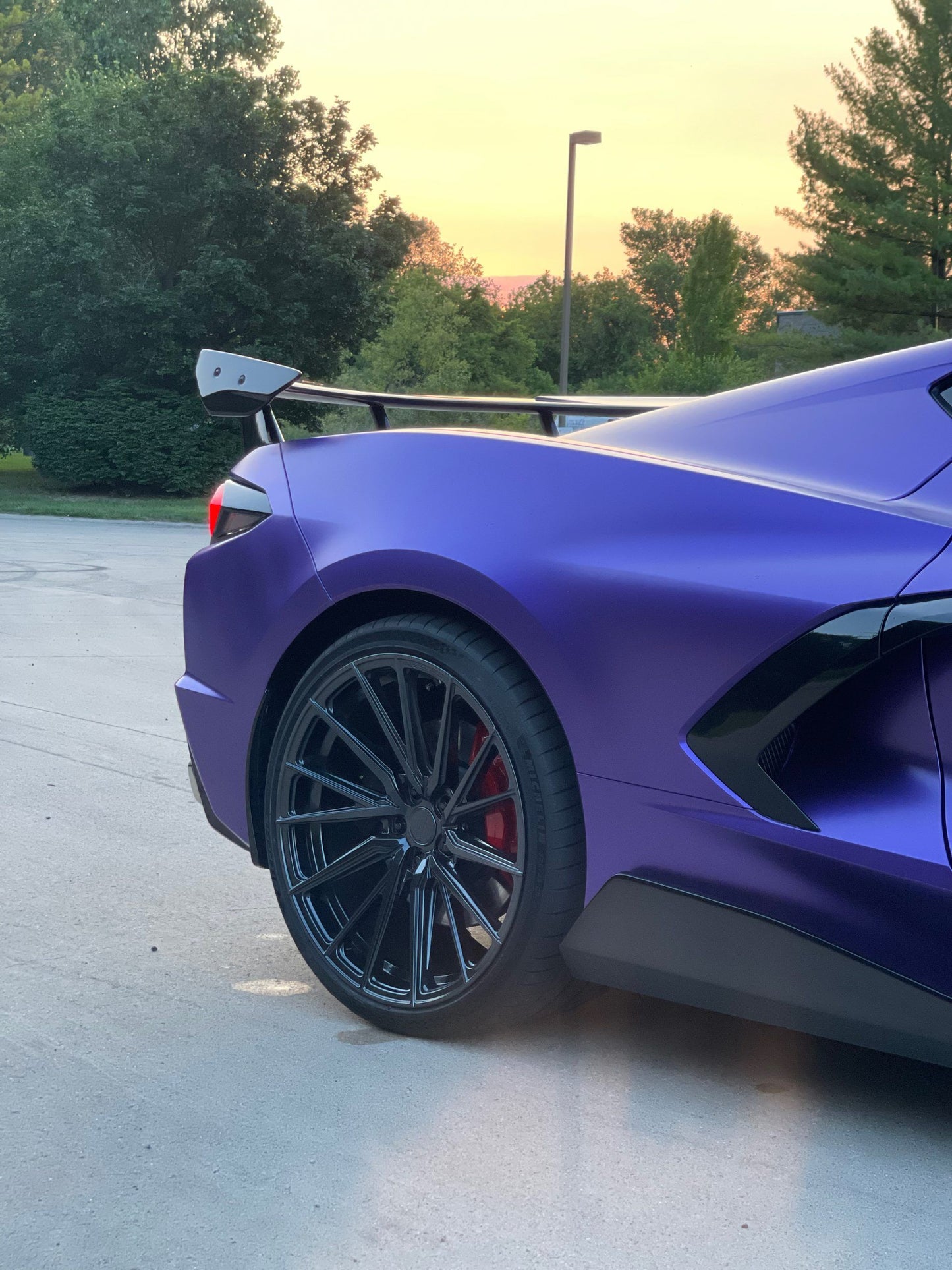 C8 Corvette Carbon Fiber High Wing Spoiler