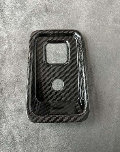 C8 Corvette Carbon Fiber Interior Parking Brake Trim Cover