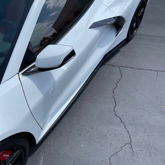 C8 Corvette Stingray Side Skirt Extensions | ZL1Addons