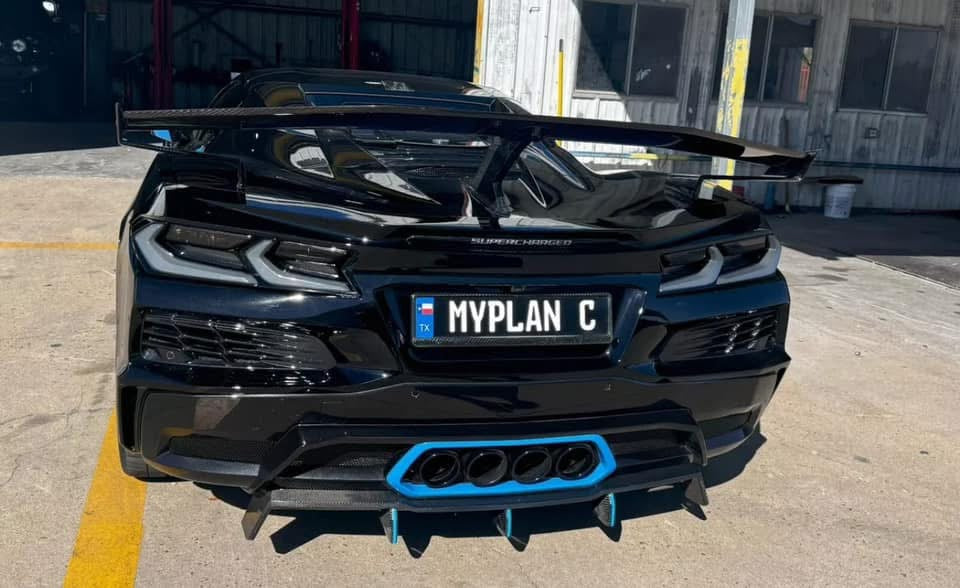 C8 Corvette Z06/E-Ray/ZR1 Carbon Fiber Rear Diffuser Add On