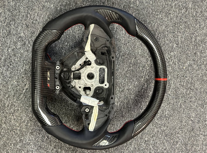 2016 - 24 Camaro Custom Carbon Fiber Steering Wheel (Bare)