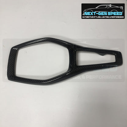2016 - 24 Camaro Carbon Fiber Shifter Trim Cover | Next-Gen Carbon