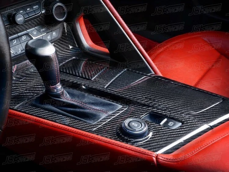 2014 - 19 C7 Corvette Carbon Fiber Center Console Cover | Next-Gen Carbon
