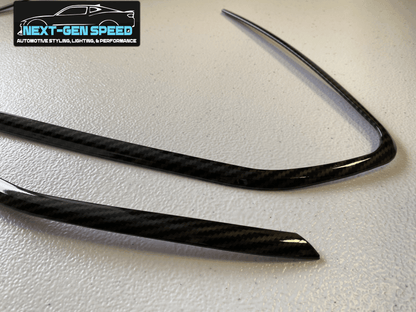 2016 - 24 Camaro Carbon Fiber/Colored Speaker Door Trim | Carbon Fiber / Red