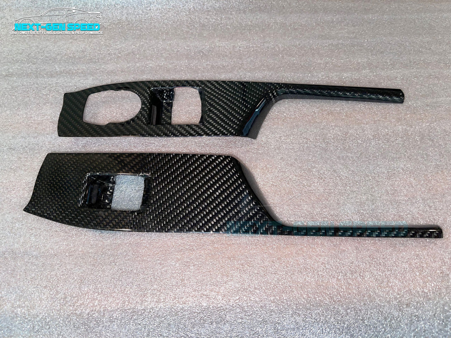 2016 - 24 Camaro Carbon Fiber Window Switch Covers | Black / Red / Blue
