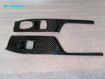 2016 - 24 Camaro Carbon Fiber Window Switch Covers | Black / Red / Blue