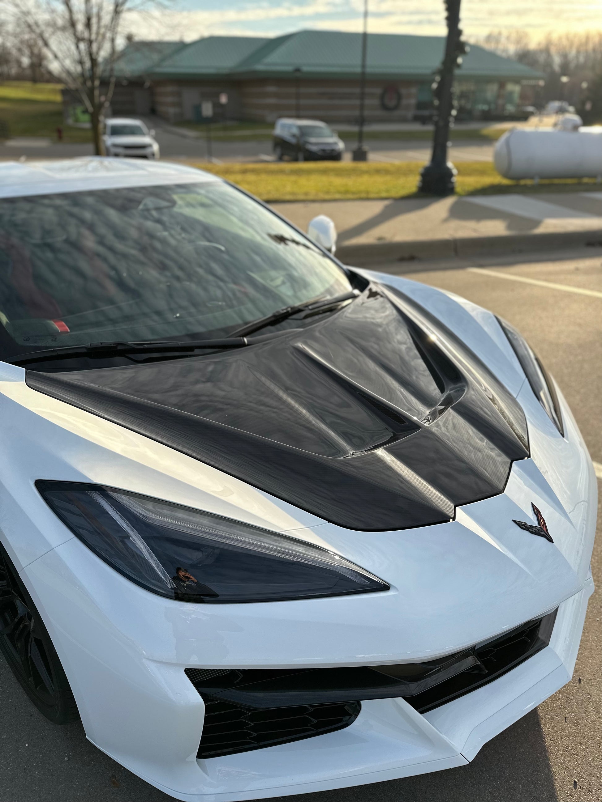 C8 Corvette XT Carbon Fiber Front Hood (Double Sided) - Stingray / Z06 / E-Ray | Next-Gen Carbon