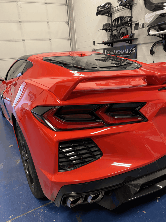 C8 Corvette Smoked Tail Light Tint Cover Kit
