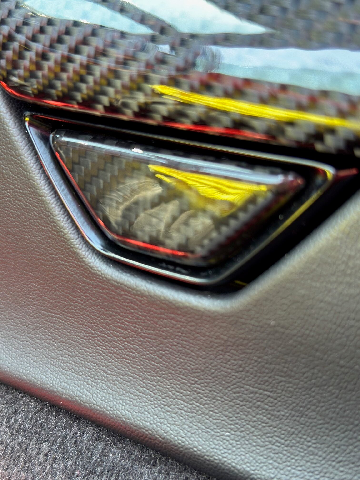 C8 Corvette Carbon Fiber Center Console Button Cover | Next-Gen Carbon