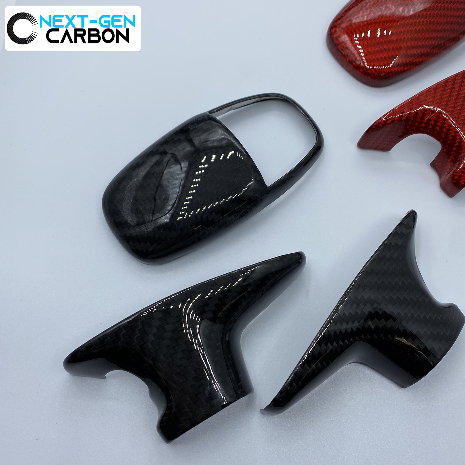 2015 - 24 Charger/Challenger/Durango Carbon Fiber Shifter Knob Handle Cover