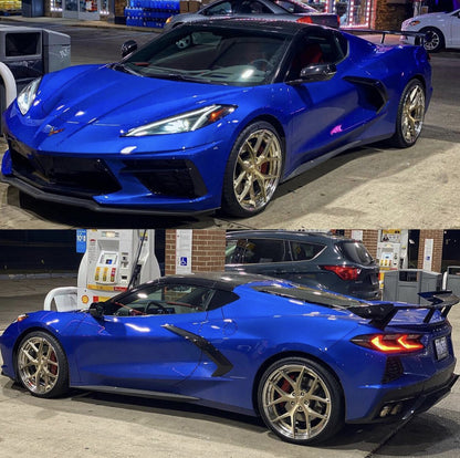 C8 Corvette Stingray 5VM High Wing Spoiler | Carbon Flash / Carbon Fiber