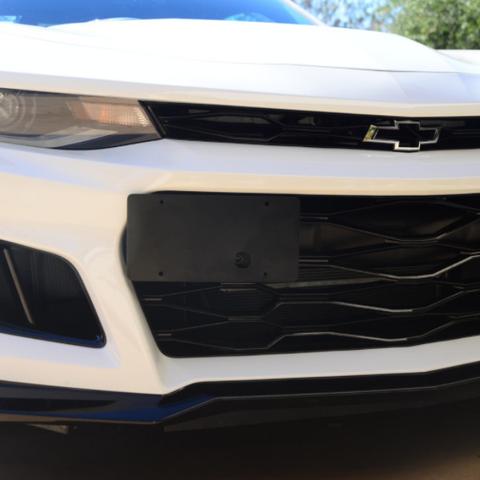 2017 - 24 Camaro ZL1 Front License Plate Holder | ZL1 Addons