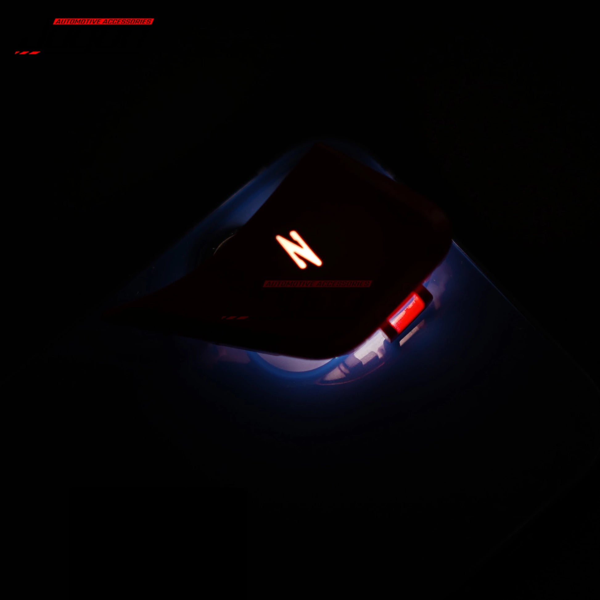 C8 Corvette Colored Z Button - Red/Blue