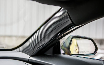 2016 - 24 Camaro Carbon Fiber Interior A-Pillar Replacements