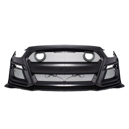 2015 - 17 Ford Mustang GT500 Conversion Bumper with LED Grille Kit