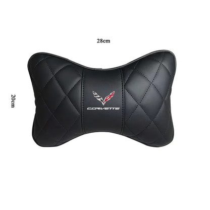 Corvette Seat Neck Pillow (Black / Red)
