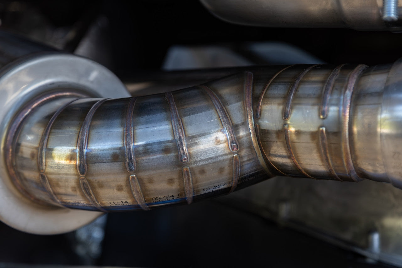 C8 Corvette MBRP Stingray 3" Quad Rear Outlet Cat-Back Exhaust - Carbon Tips