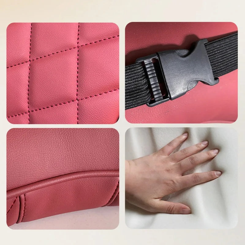 Corvette Seat Neck Pillow (Black / Red)