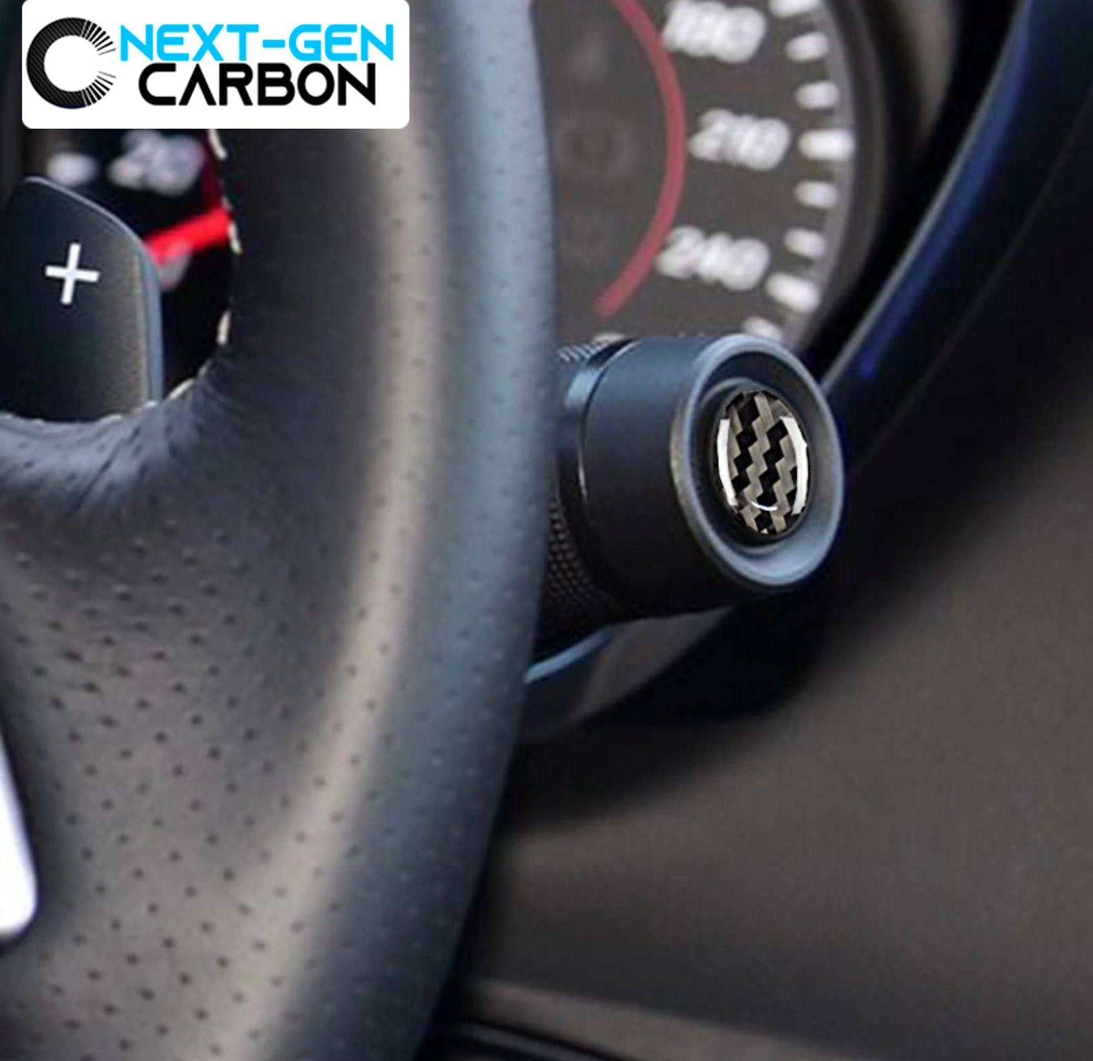 2016 - 24 6th Gen Camaro Carbon Fiber Wiper/Signal Switch Covers | Next-Gen Carbon