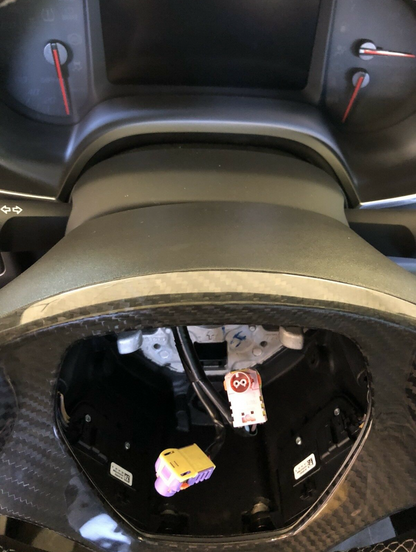 2014 - 19 C7 Corvette Carbon Fiber Steering Wheel Trim Cover | Next-Gen Carbon