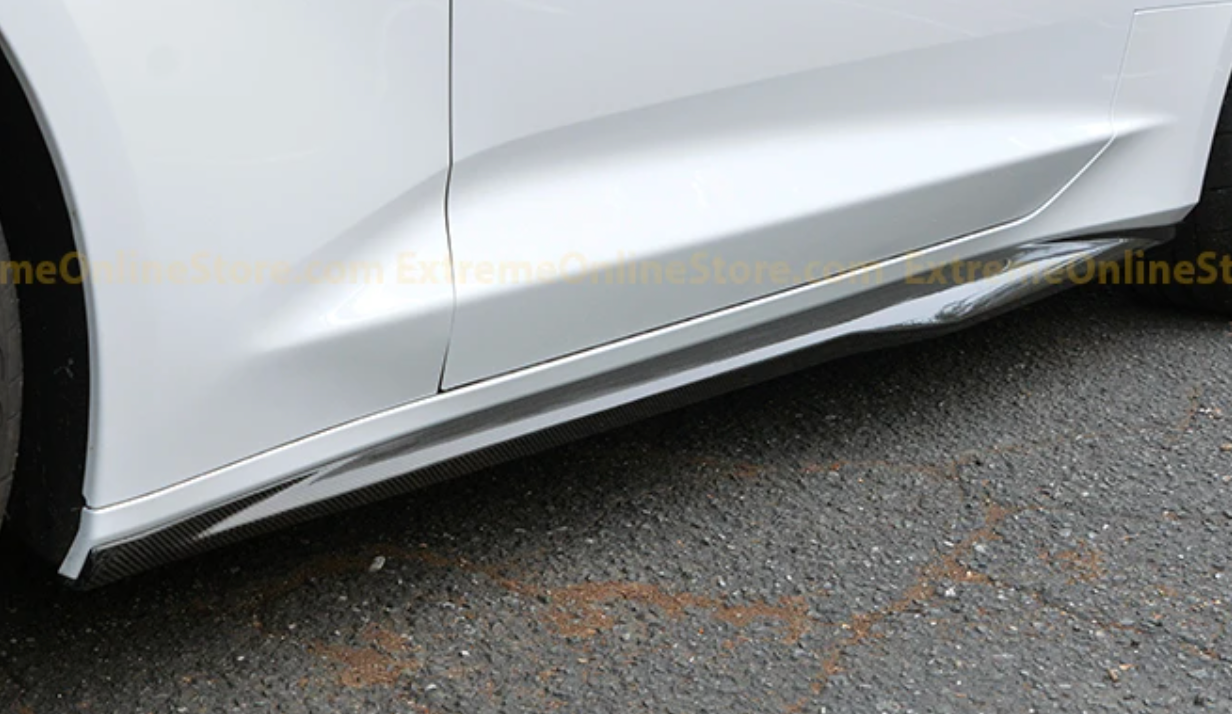 2016 - 24 Chevy Camaro Primer Black ZL1 Style Side Skirts