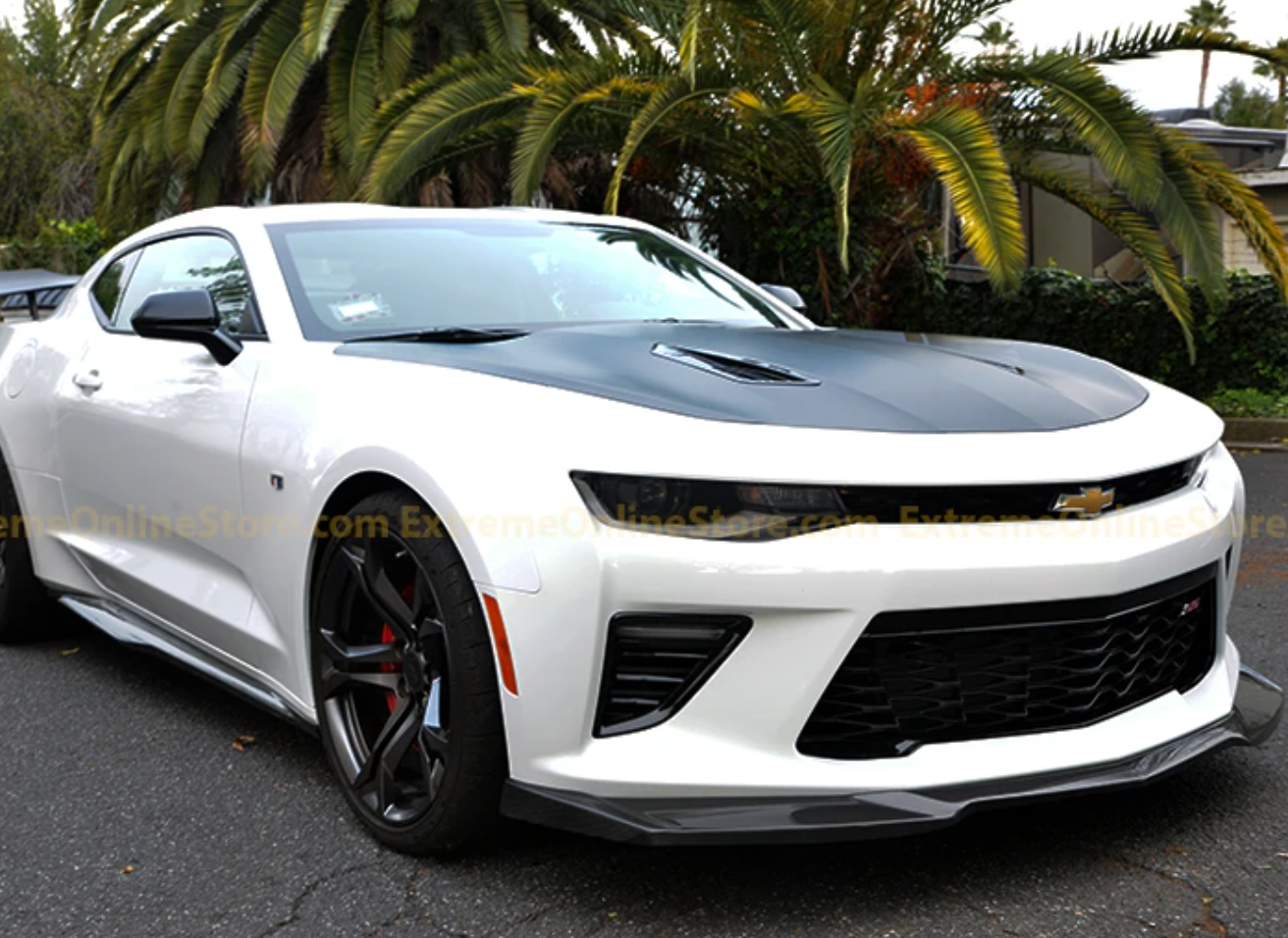 2016 - 24 Chevy Camaro Primer Black ZL1 Style Side Skirts