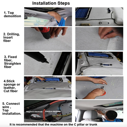 Car Star Light Headliner LED Ceiling Kit - Twinkle | Assorted | Bluetooth/Remote