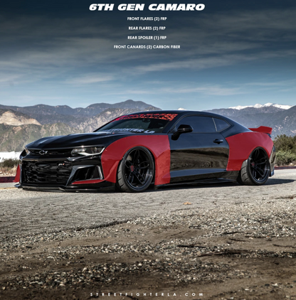 2016 - 18 Chevy Camaro LT/RS/SS 4-Piece Wide Body Kit - Streetfighter LA