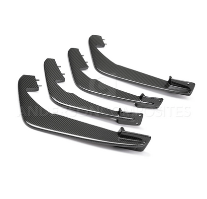 C8 Corvette Stingray Carbon Fiber Rear Diffuser Fins | Anderson Composites