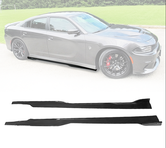 2015-24 Dodge Charger SRT Scatpack Slim Gloss Black Side Skirts