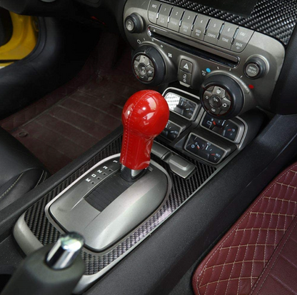 2010 - 15 Camaro Red ABS Interior Shifter Knob Handle Cover